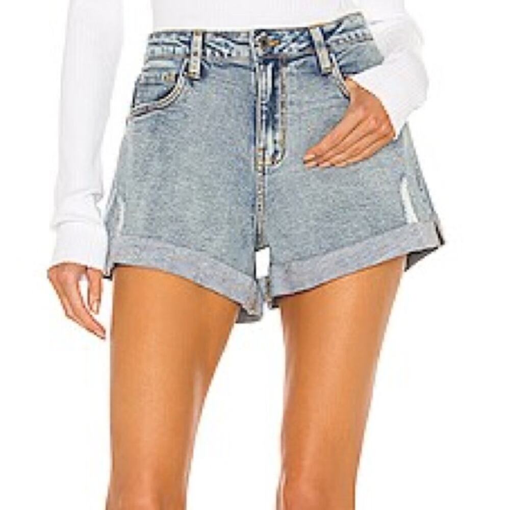 WeWoreWhat Low Rise Rolled Shorty in Light Vintage Women’s Sz 26